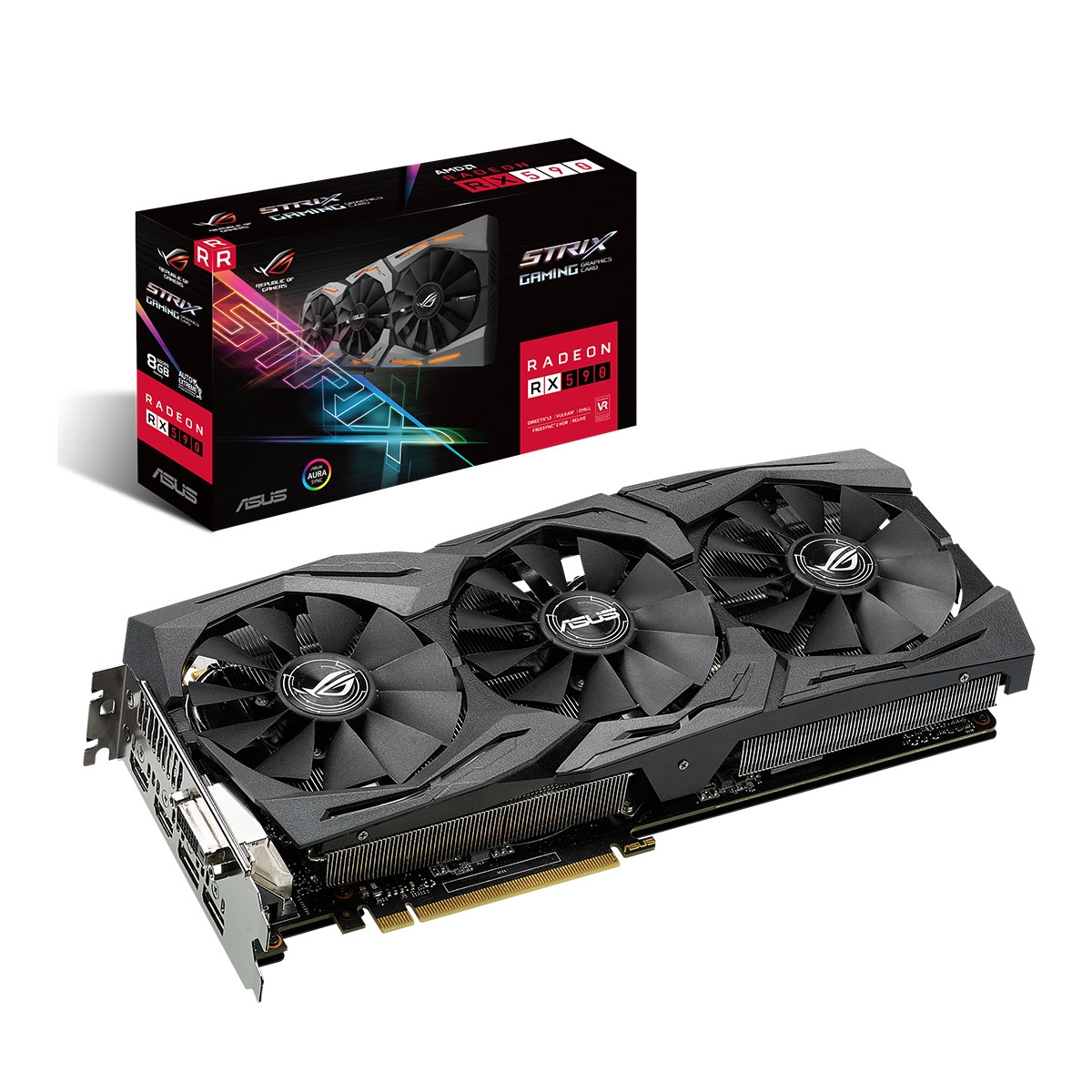 ASUS ROG Strix Radeon RX590 8GB GDDR5 ROG-STRIX-RX590-8G-GAMING