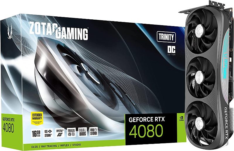 Zotac NVIDIA GeForce RTX 4080 - 16 GB GDDR6X 2.52 GHz Boost Clock