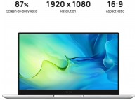 Huawei MateBook D 15 15.6" 1080P INTEL i5-1135G7 11th gen / 8GB DDR4 RAM / 512GB PCIe SSD / Mystic Silver 53012TCA Full View Display / Windows 11 HOME